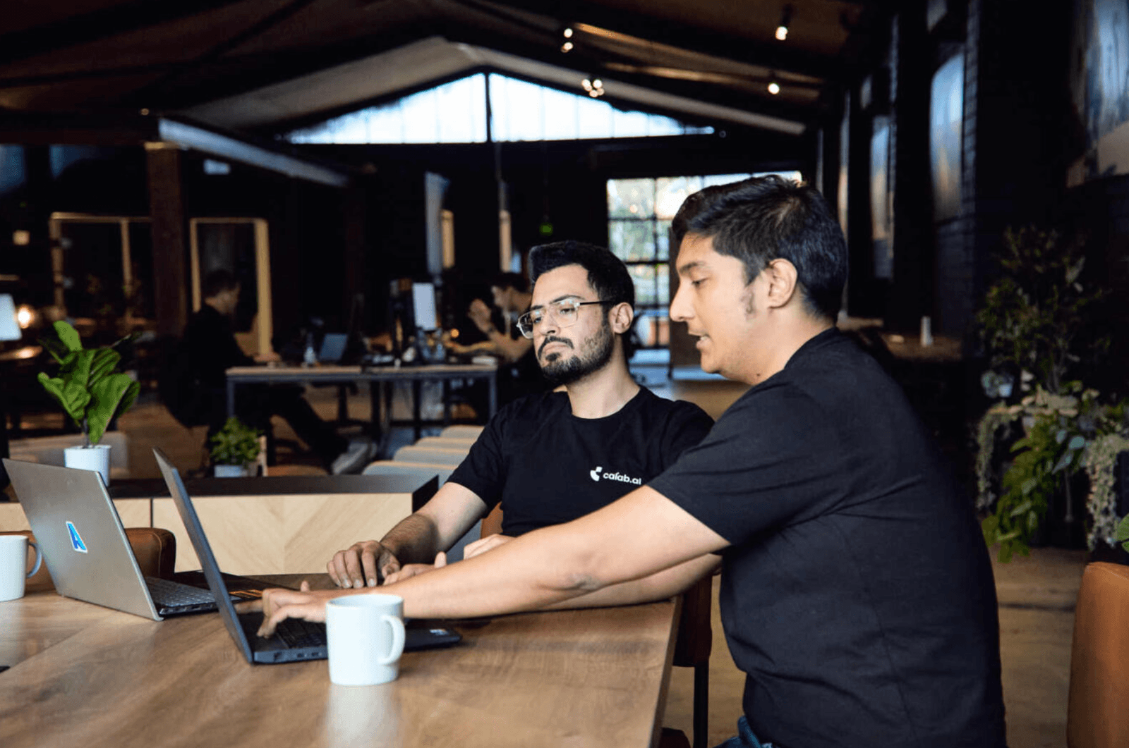 Calab.ai — founding belief visual