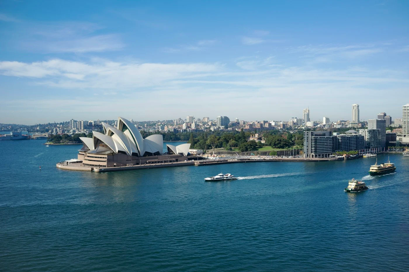 Sydney Opera House and the harbour
