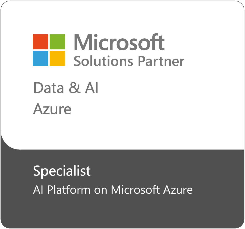 Microsoft Solutions Partner for Data & AI, Azure. Specialist: AI Platform on Microsoft Azure.